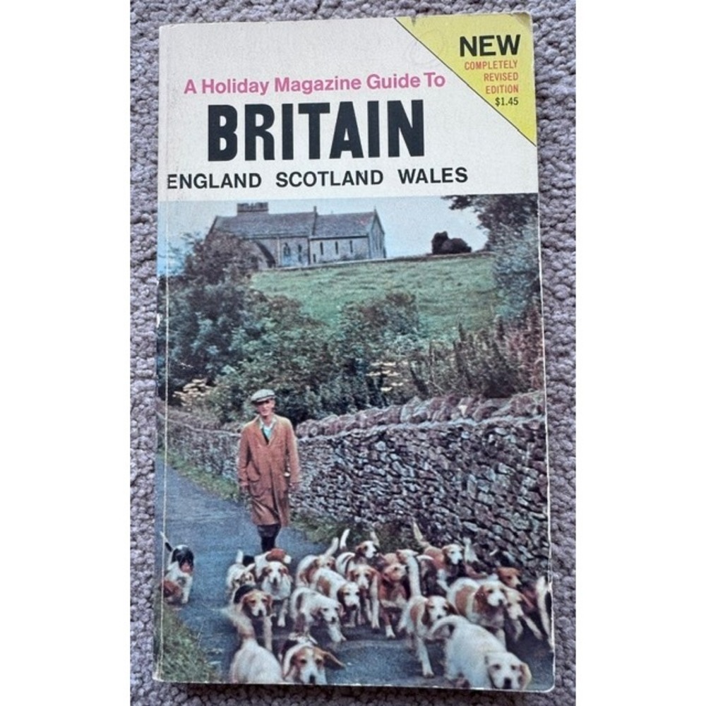 Vintage 1966 Holiday Magazine Guide To Britain England Scotland Wales Paperback